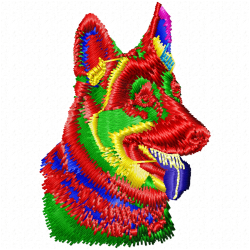Dogs Embroidery Design 4 Dogs Embroidery Design 4